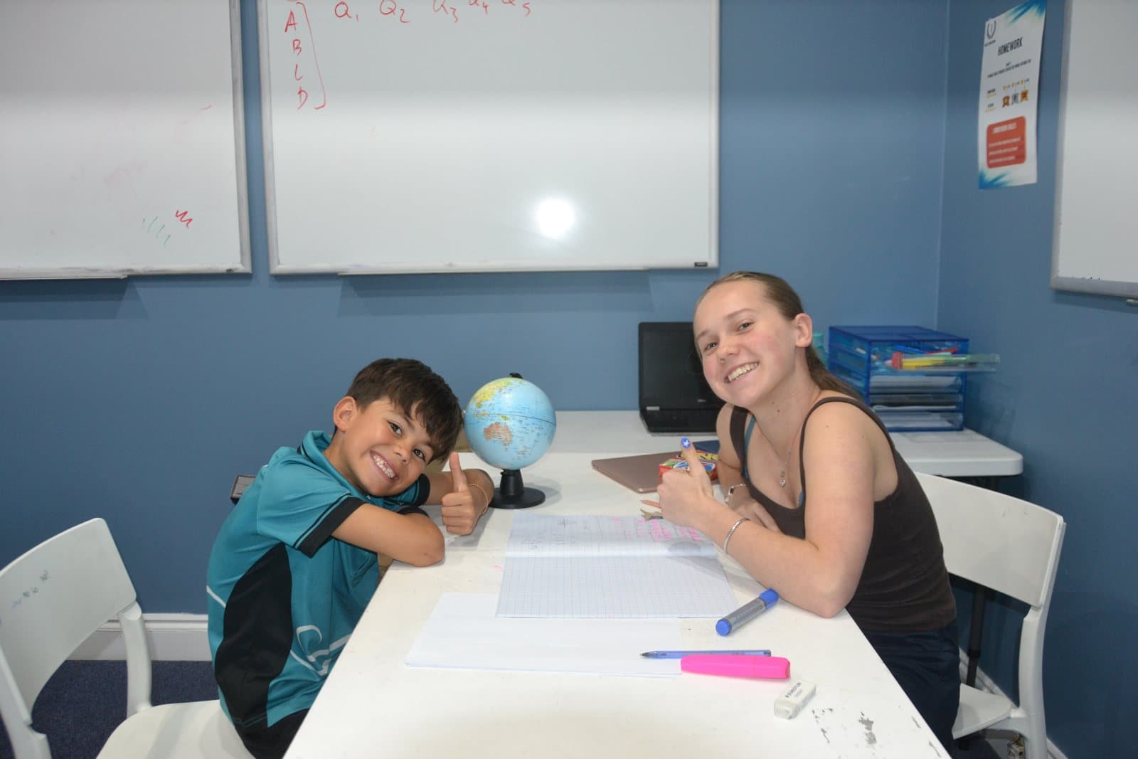 Tutors and Kindergarten students at a First Education centre
