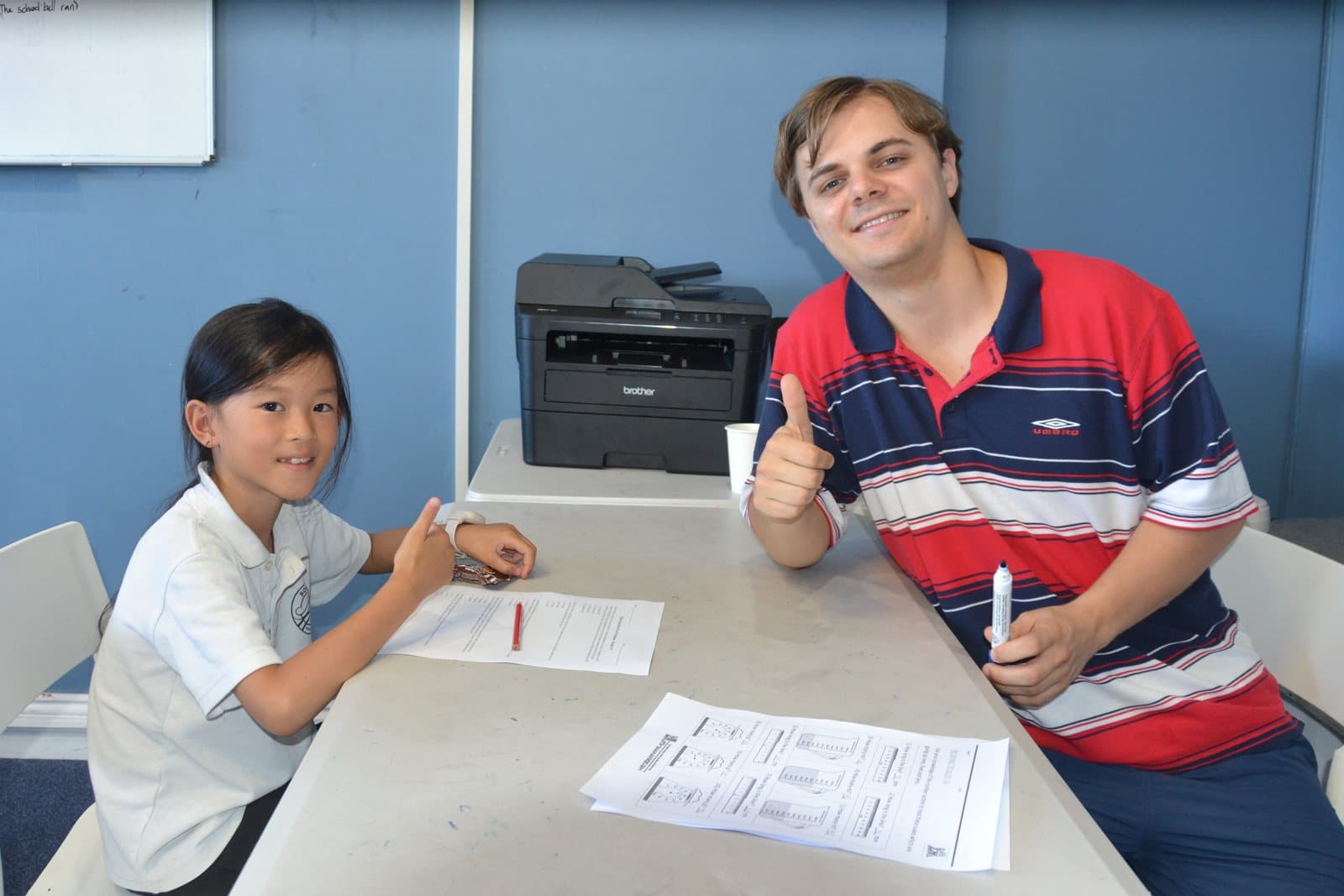 Tutors and Kindergarten students at a First Education centre