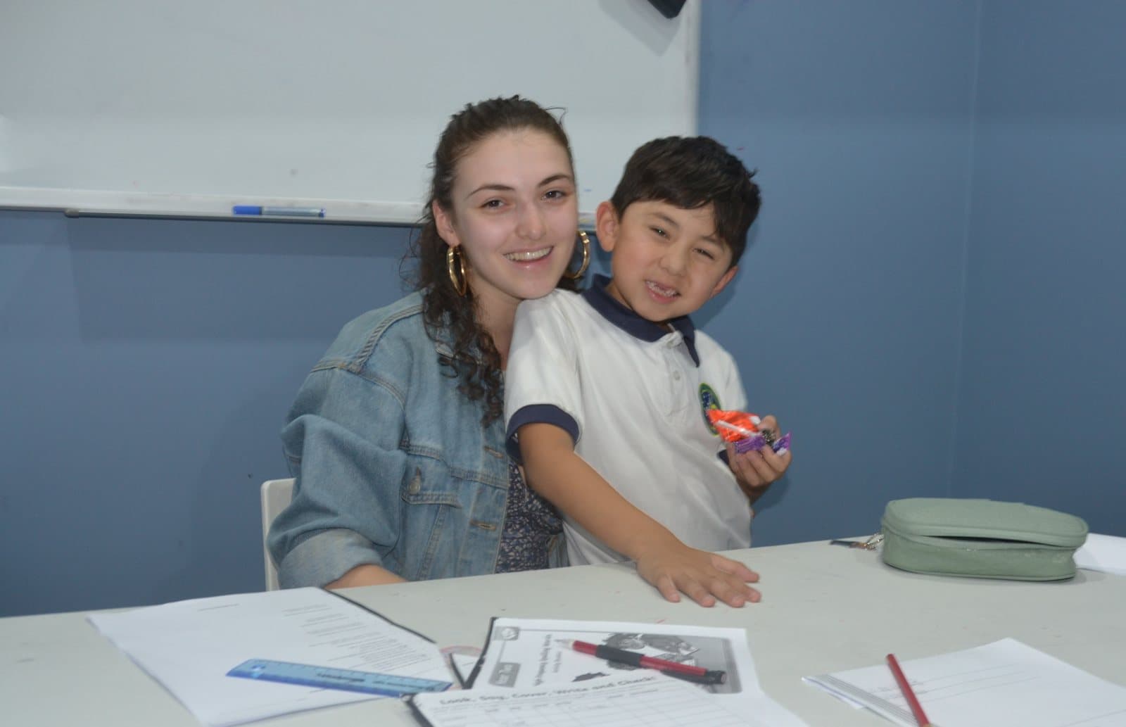 Tutors and Kindergarten students at a First Education centre