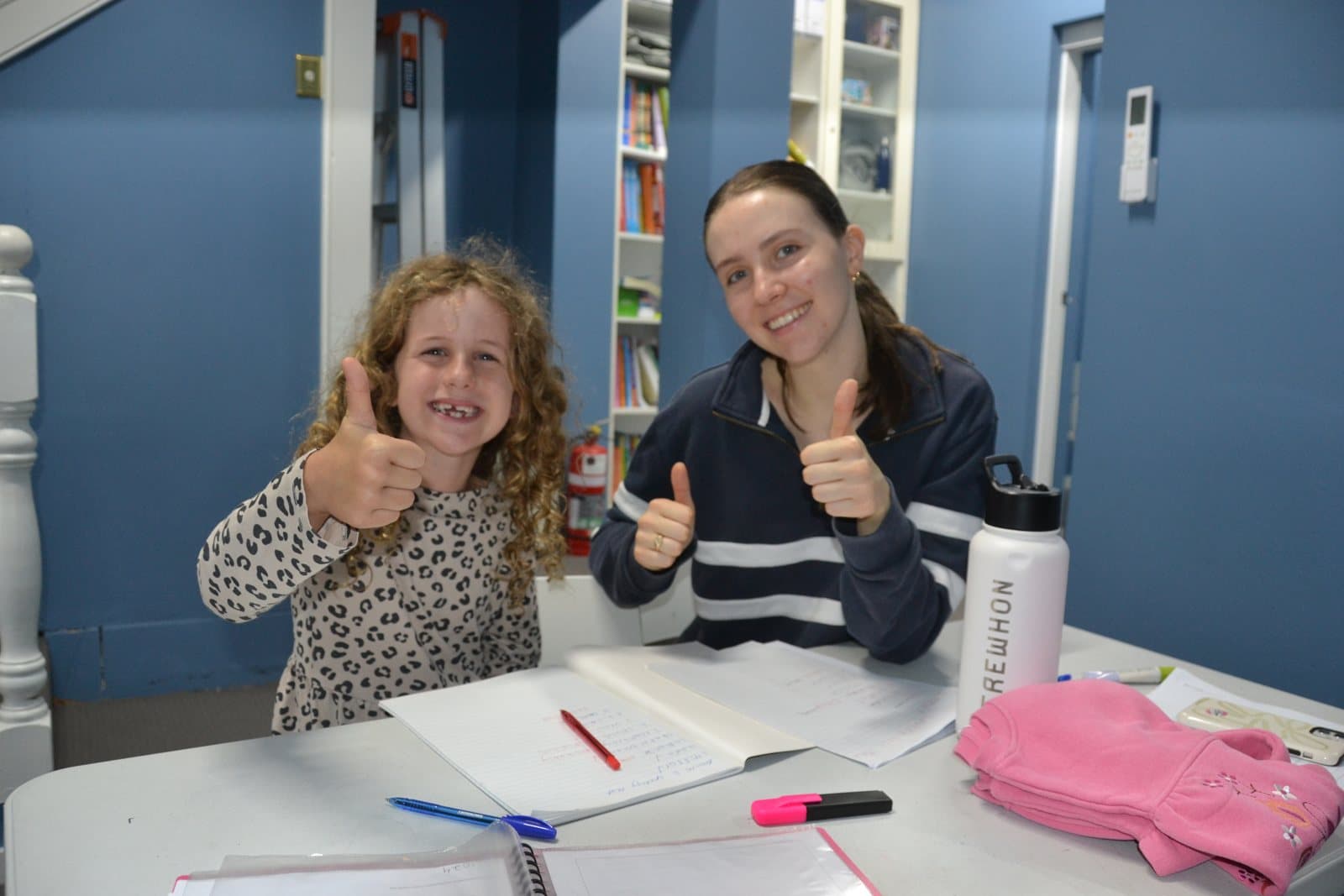 Tutors and Year 1 students at a First Education centre
