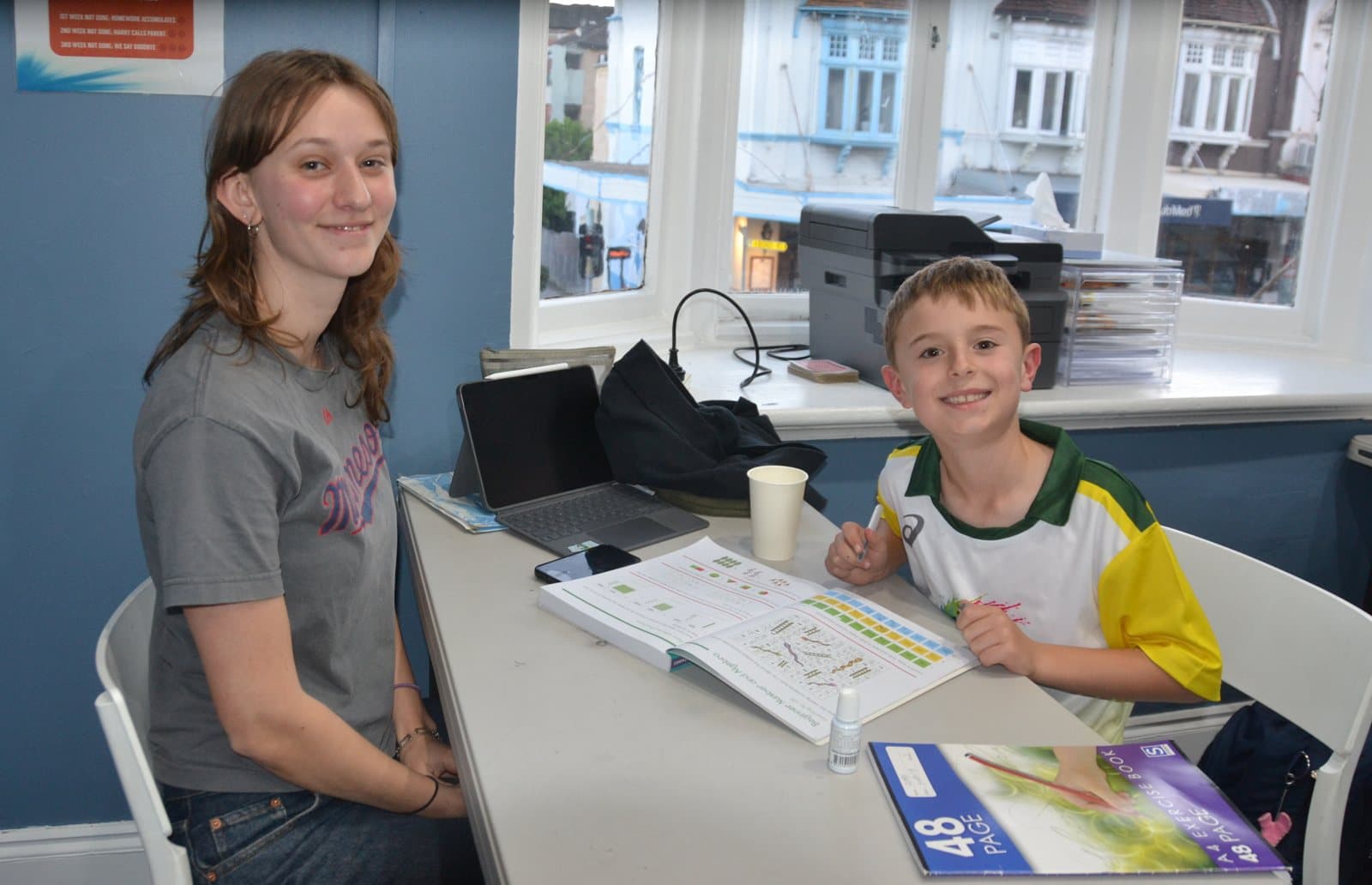 Tutors and Year 1 students at a First Education centre