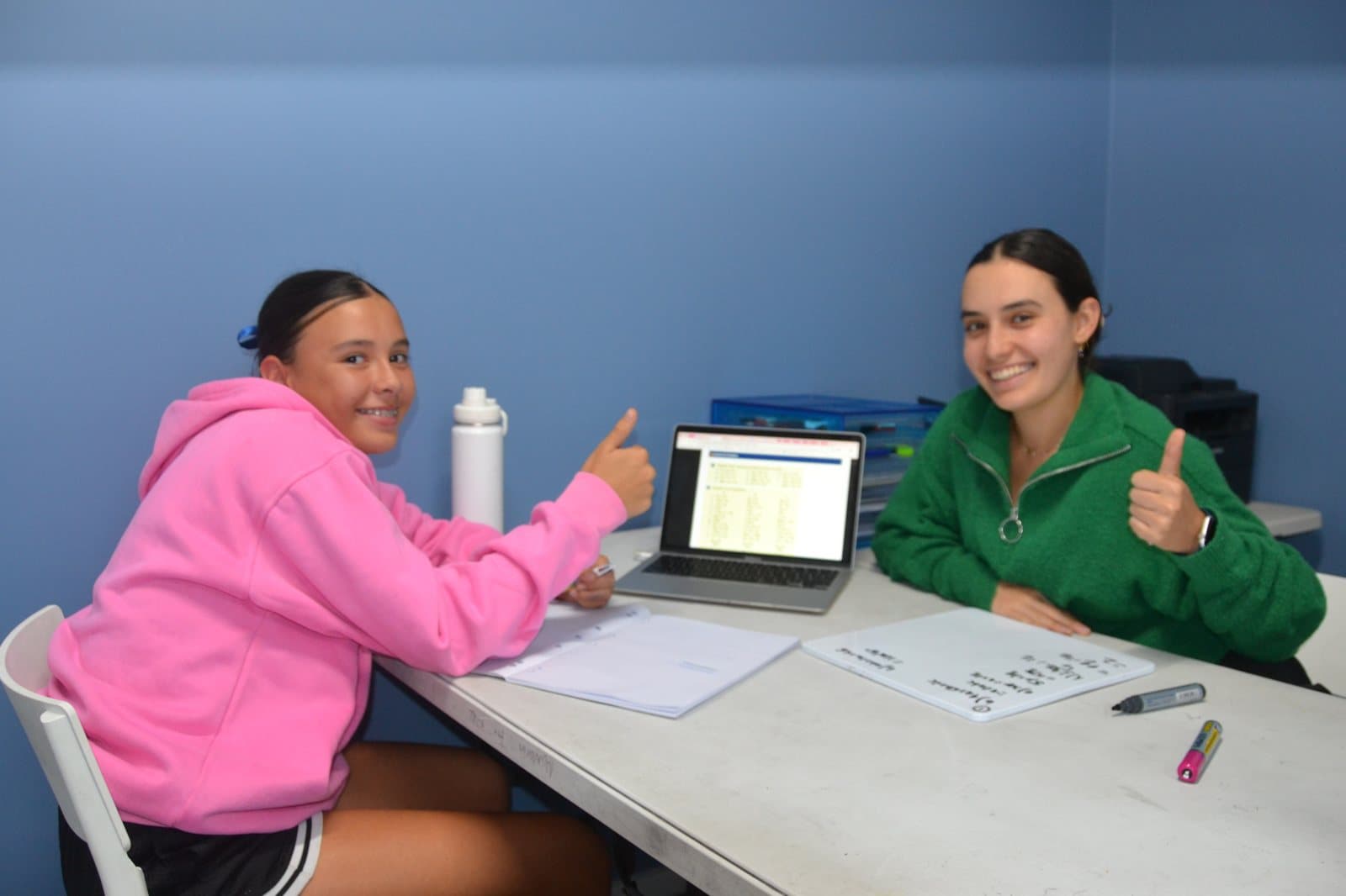 Tutors and Year 10 students at a First Education centre