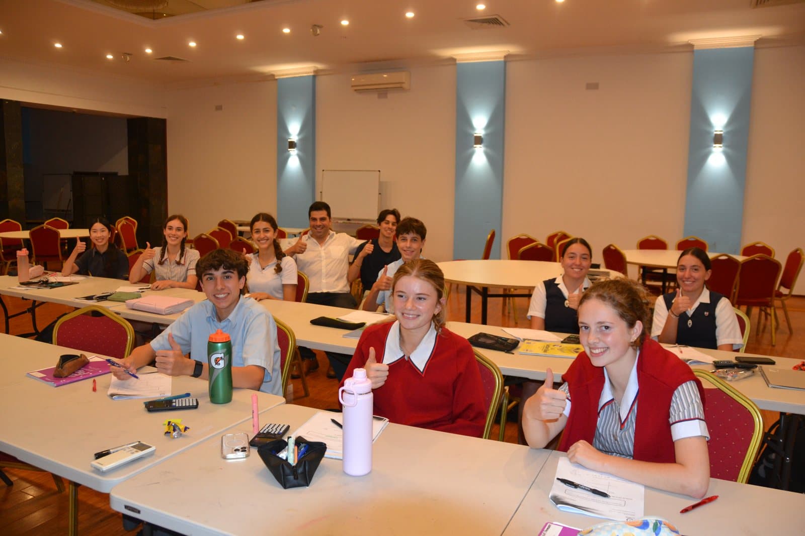 Tutors and HSC students at a First Education centre