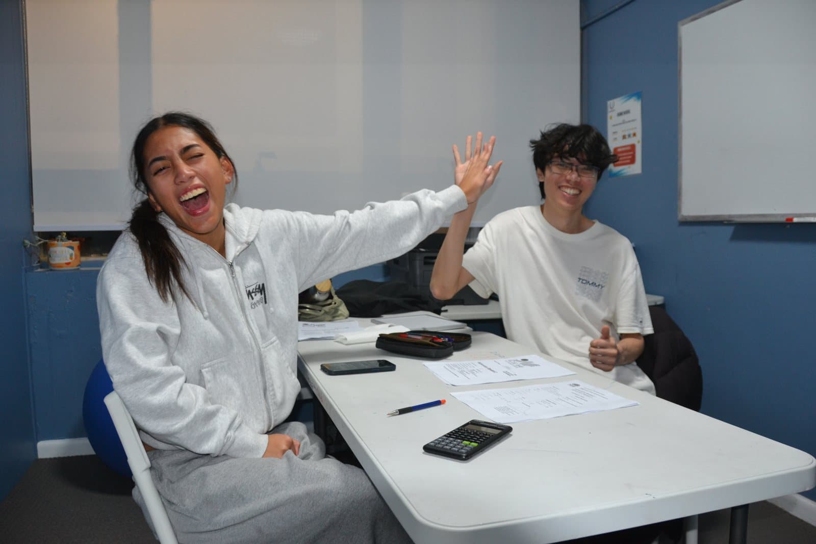 Tutors and Year 11 students at a First Education centre