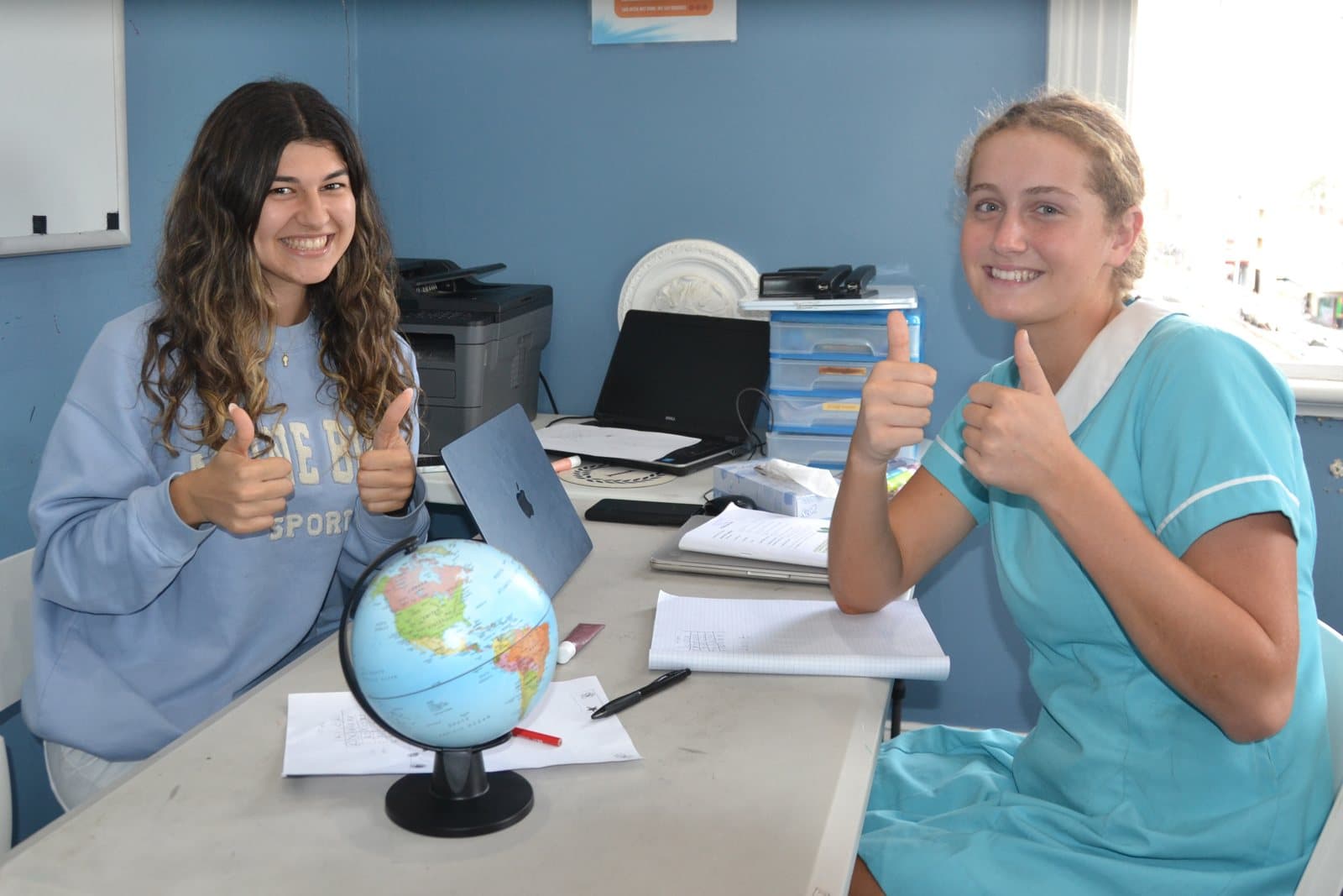 Tutors and Year 11 students at a First Education centre