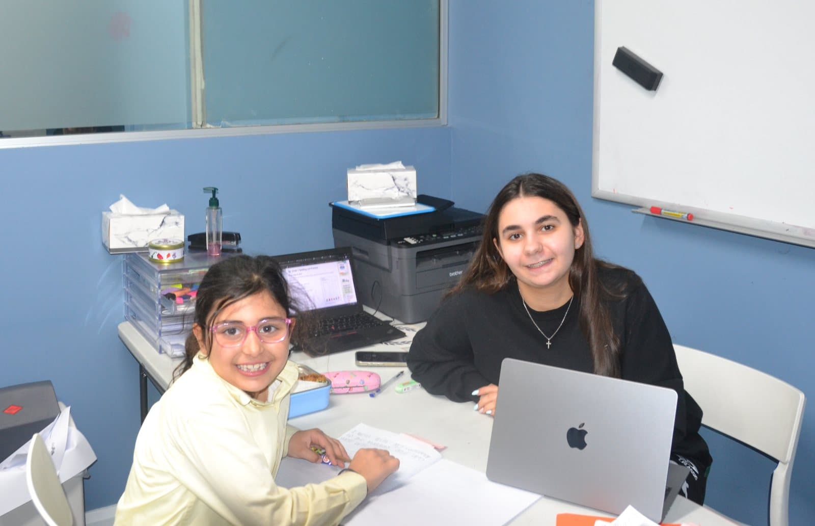Tutors and Year 4 students at a First Education centre