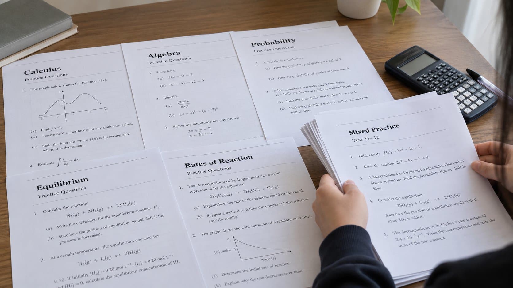 Why Students Should Practise Questions from Different Topics Together