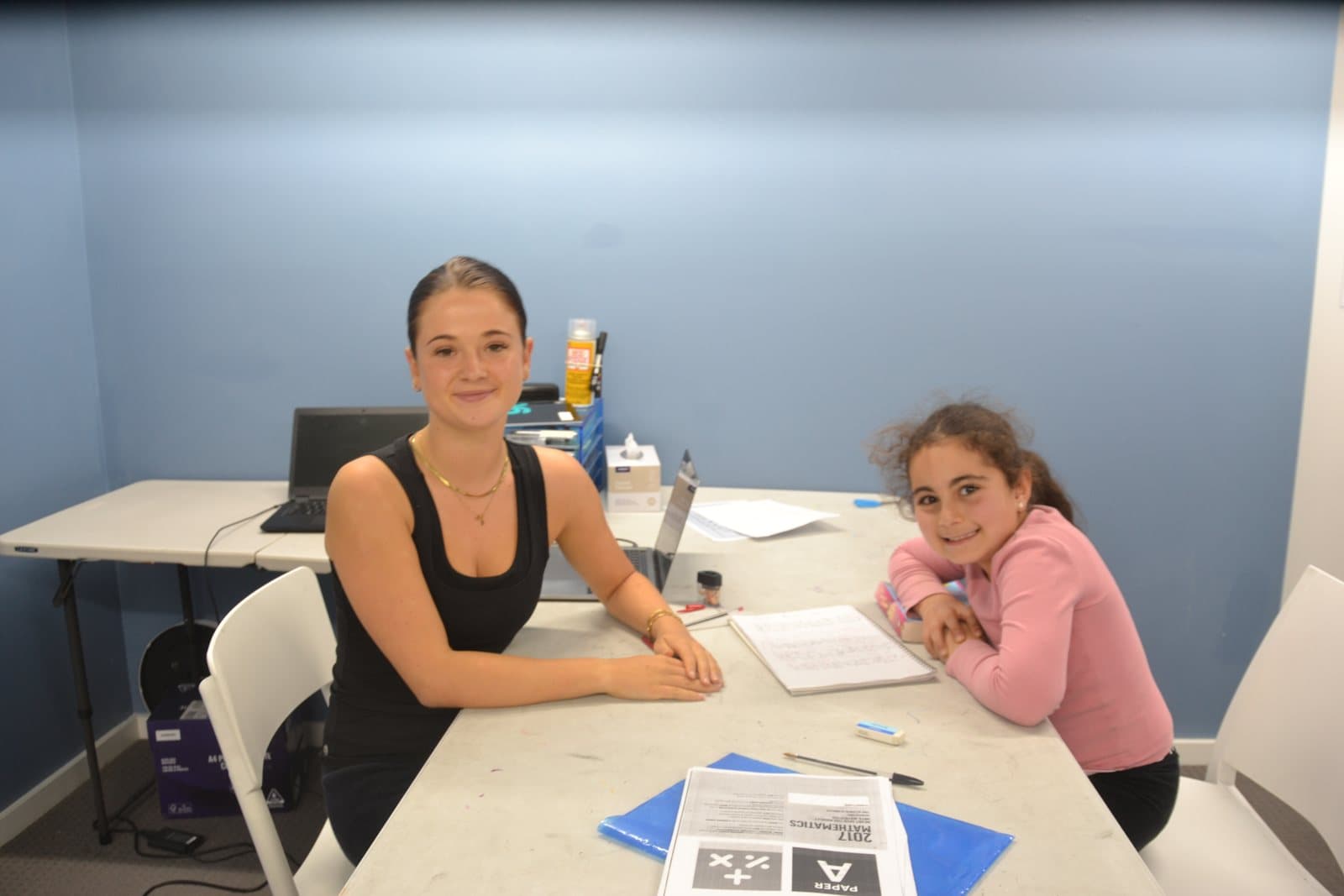 Tutors and students at a First Education centre