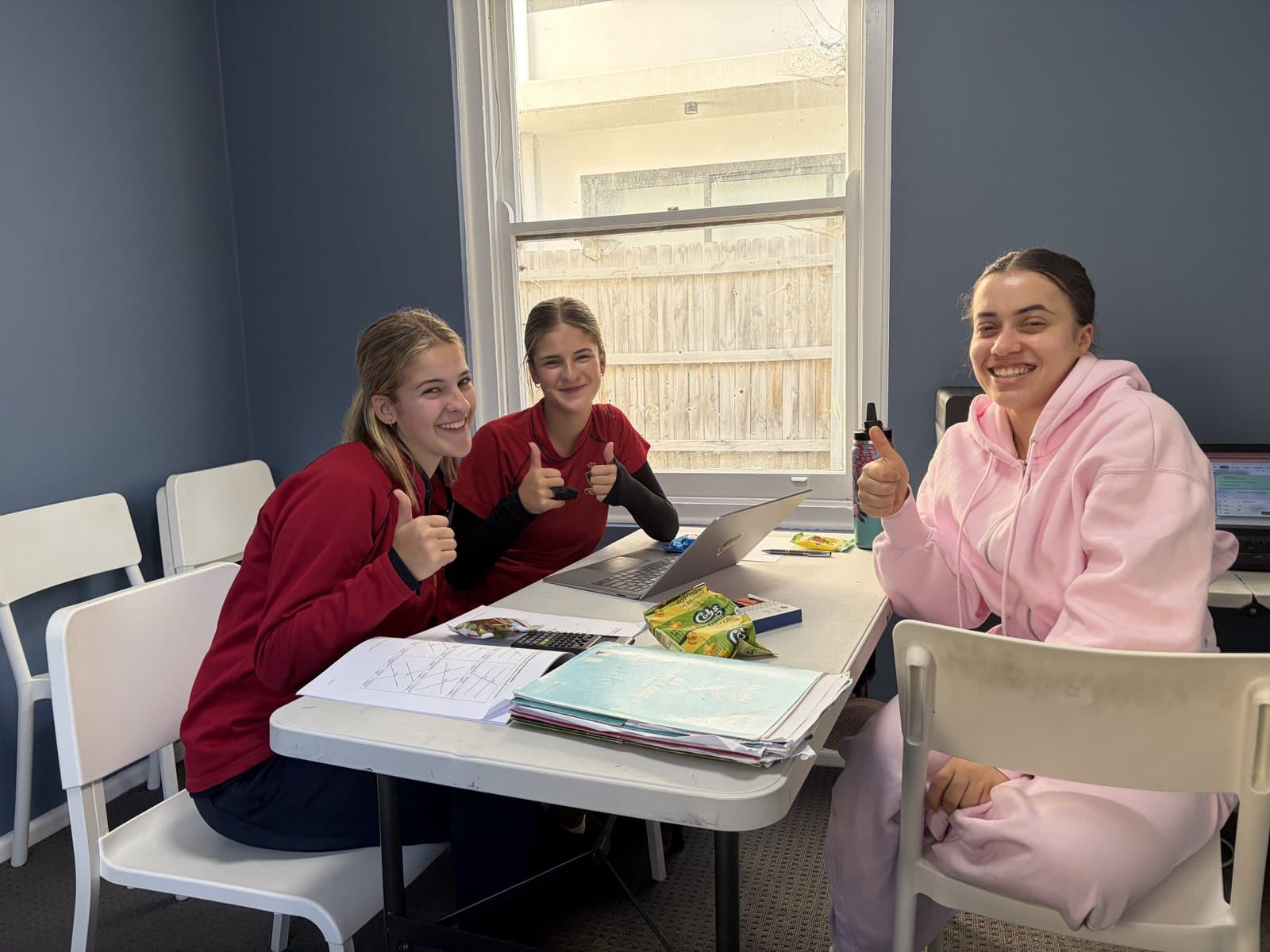 Tutors and students at a First Education centre