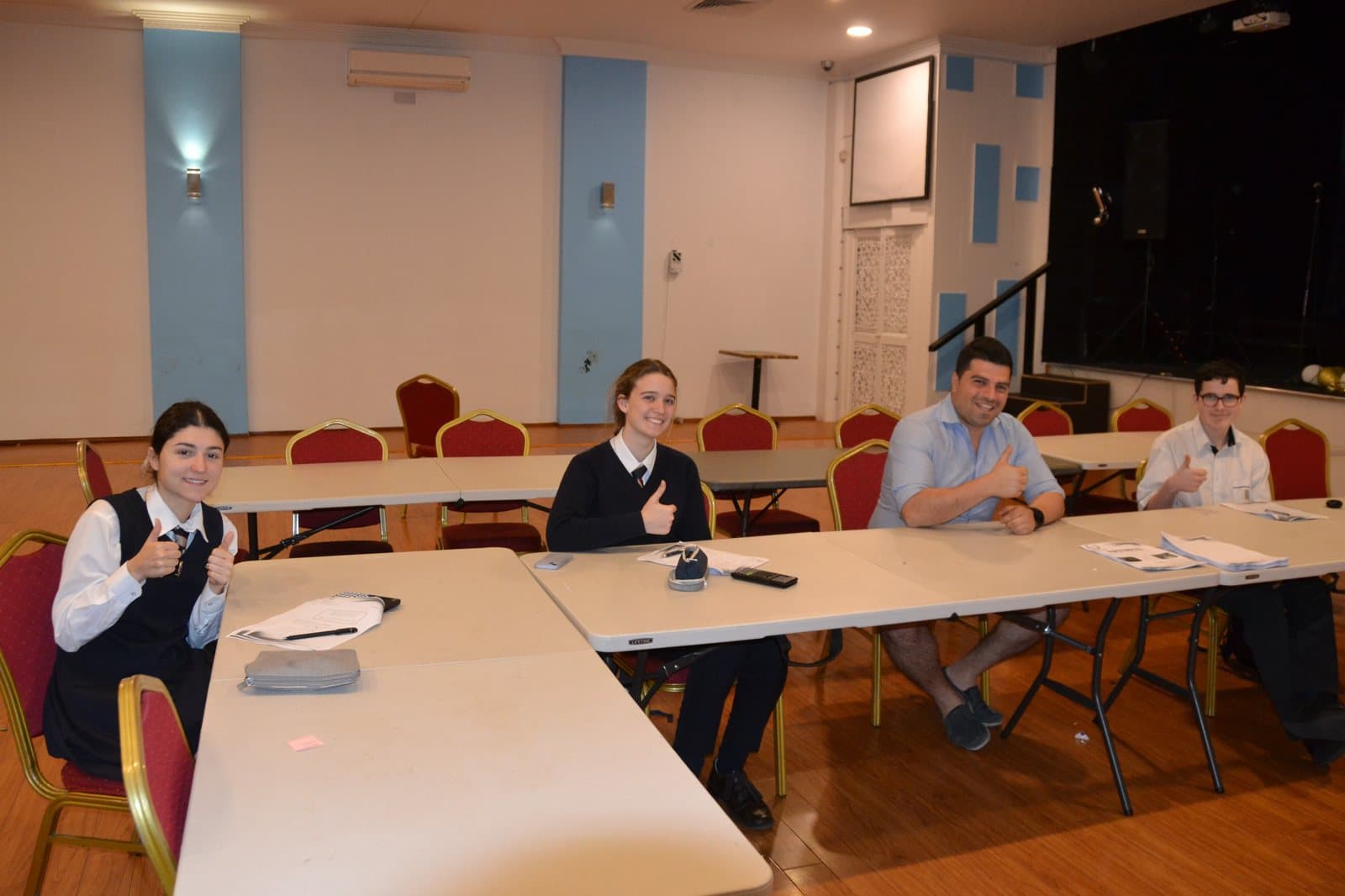 Tutors and HSC students at a First Education centre