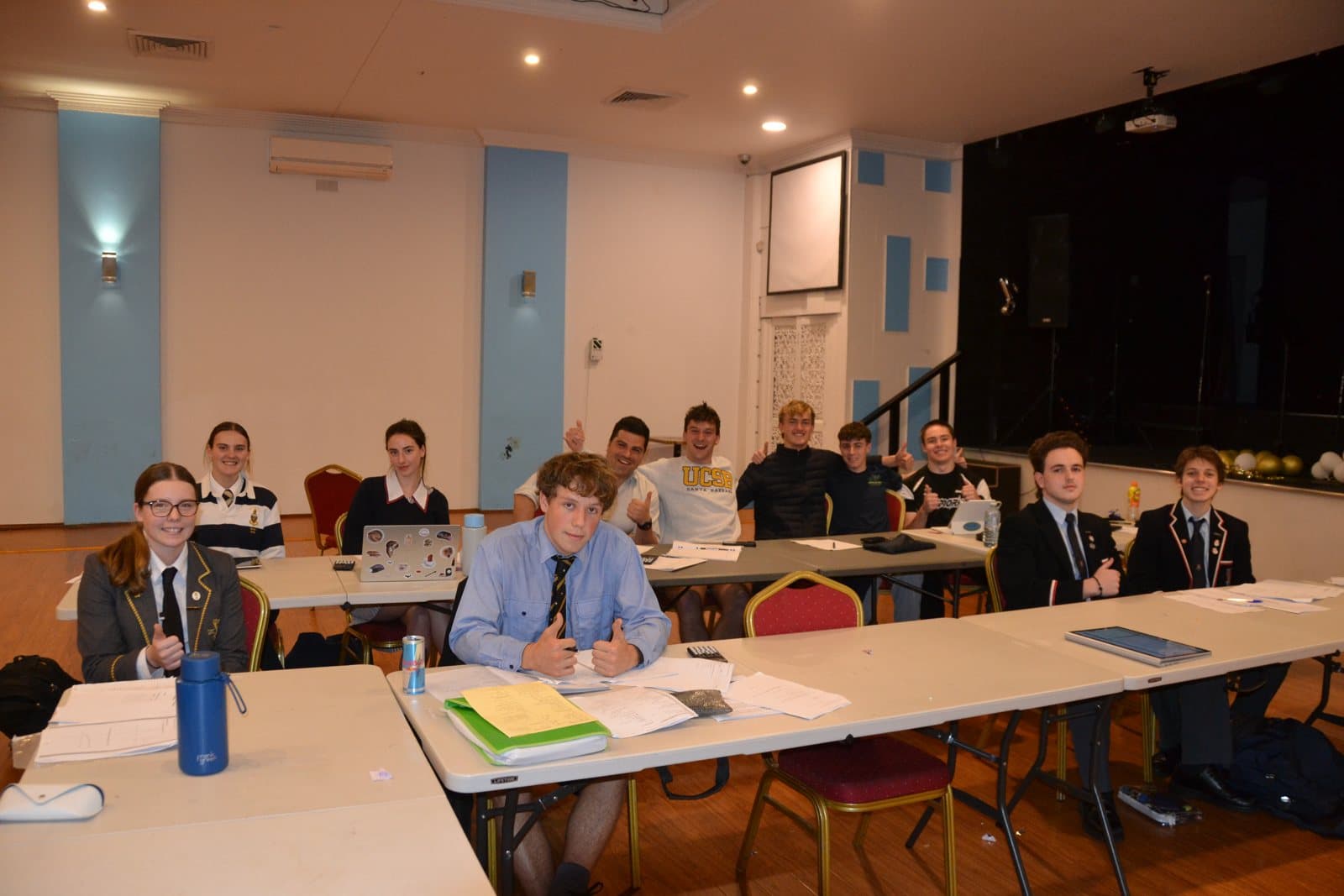 Tutors and HSC students at a First Education centre