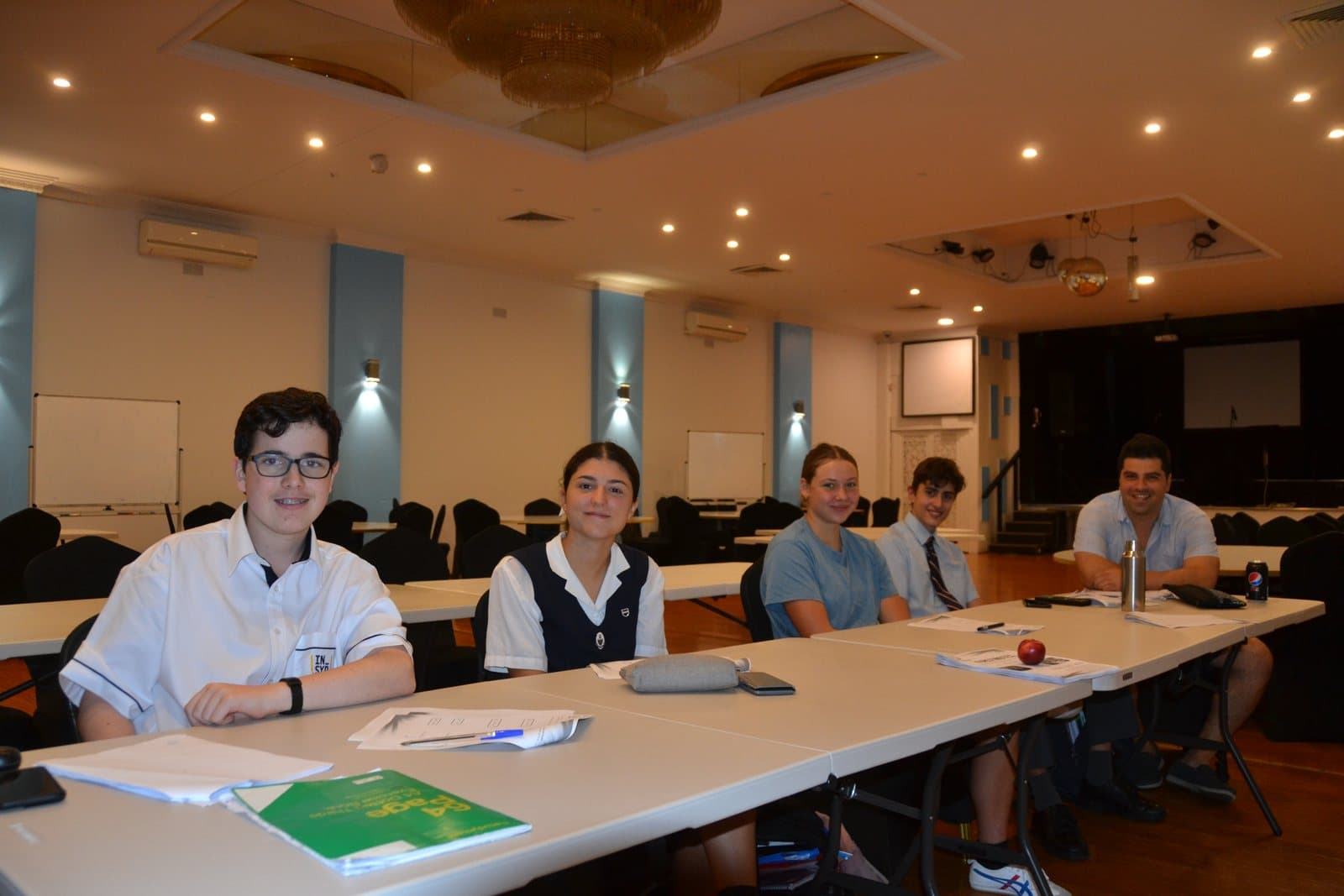 Tutors and HSC students at a First Education centre