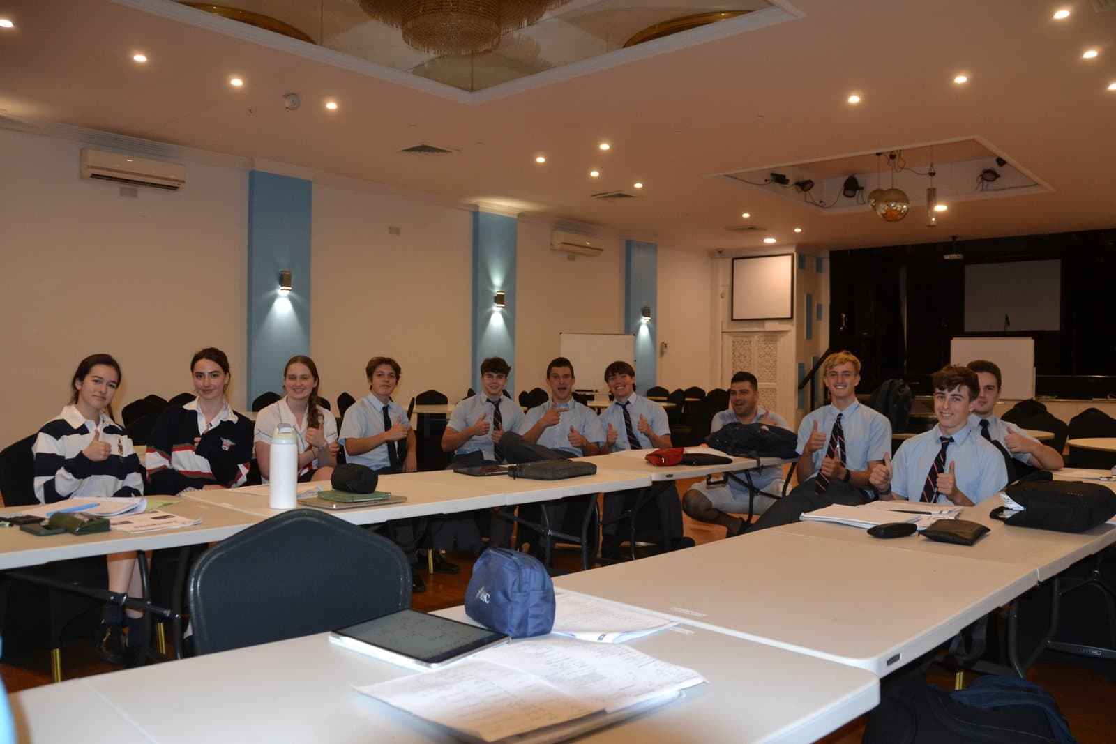 Tutors and HSC students at a First Education centre
