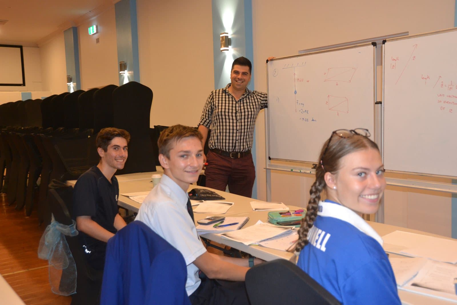 Tutors and HSC students at a First Education centre