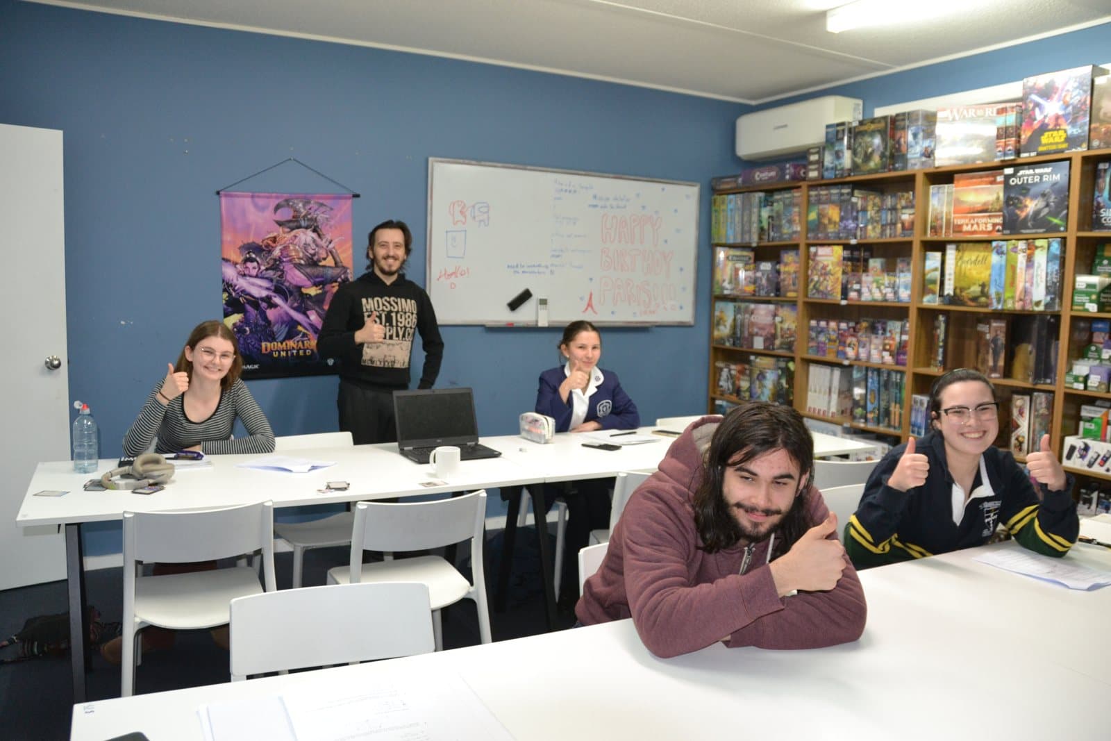 Tutors and HSC students at a First Education centre