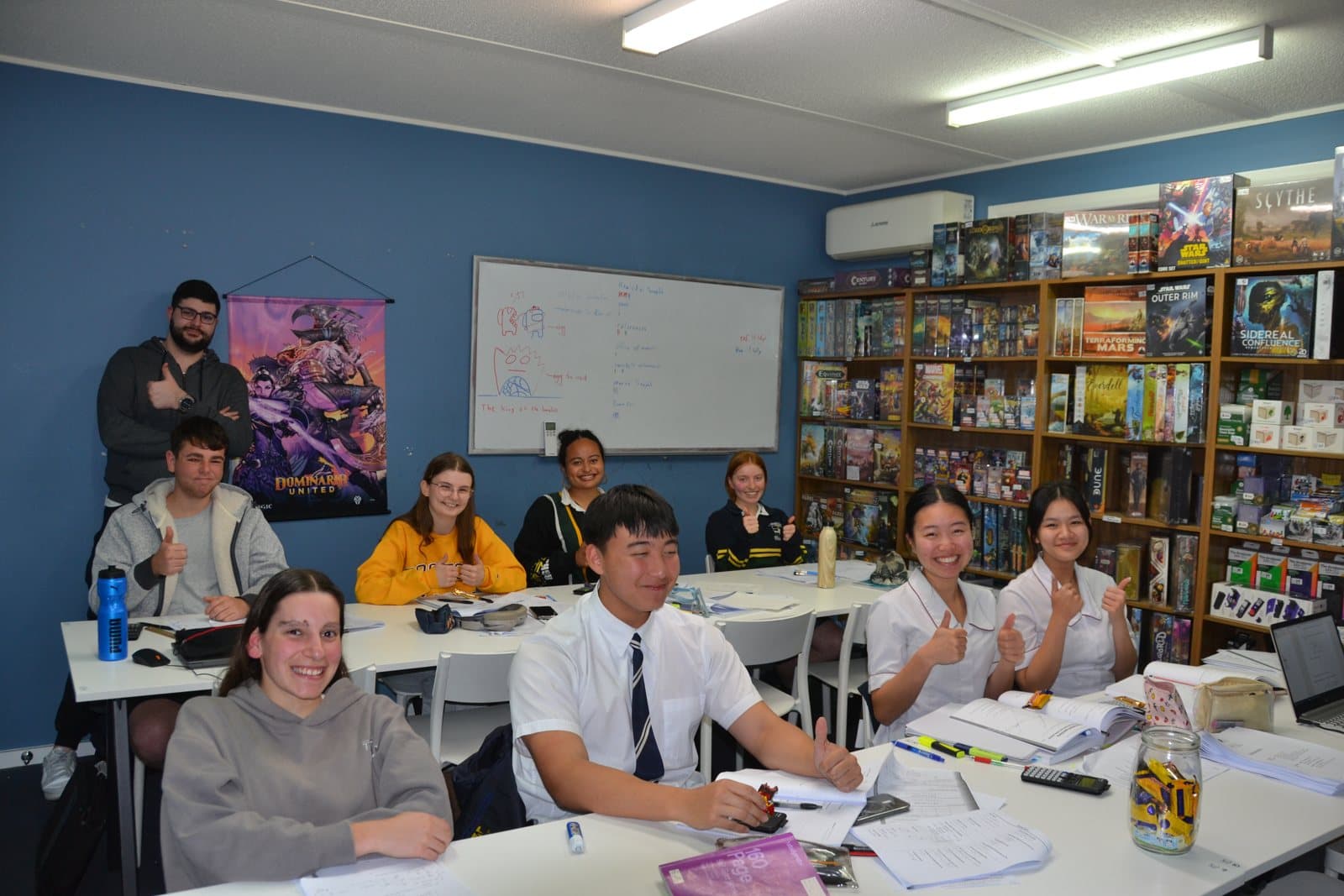 Tutors and HSC students at a First Education centre