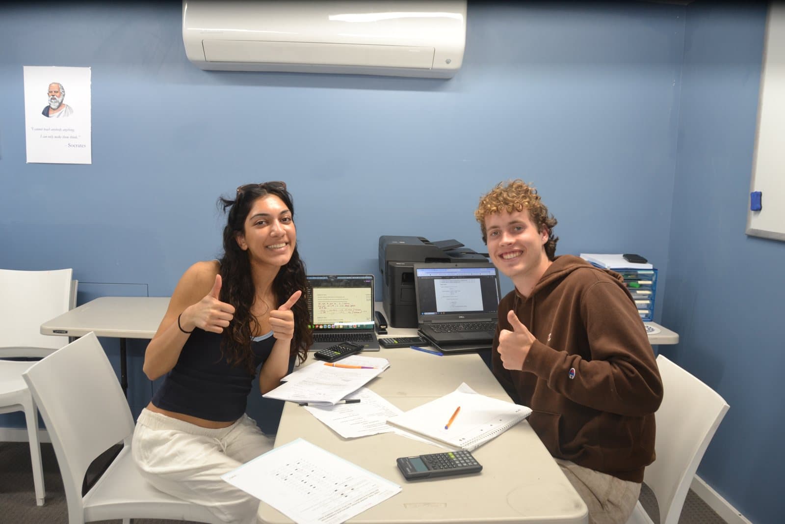 Tutors and Year 12 students at a First Education centre