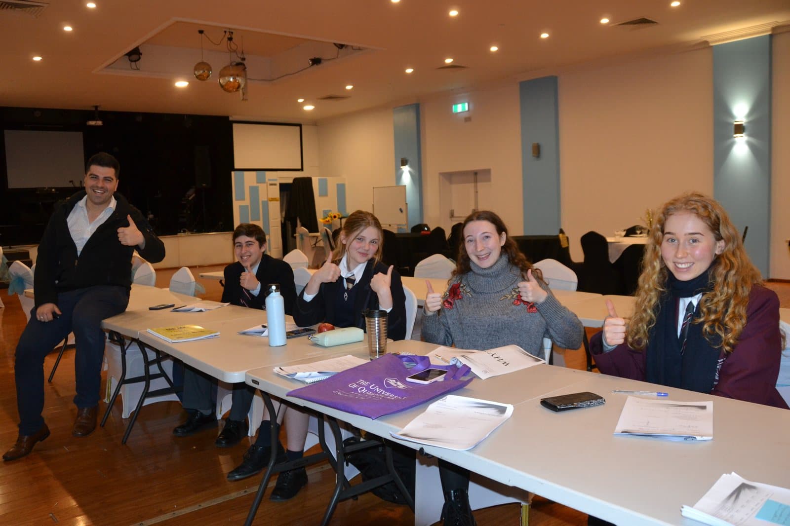 Tutors and HSC students at a First Education centre