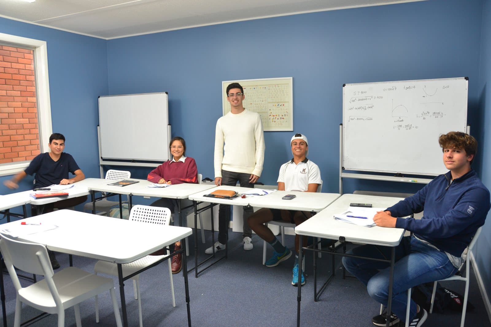 Tutors and HSC students at a First Education centre