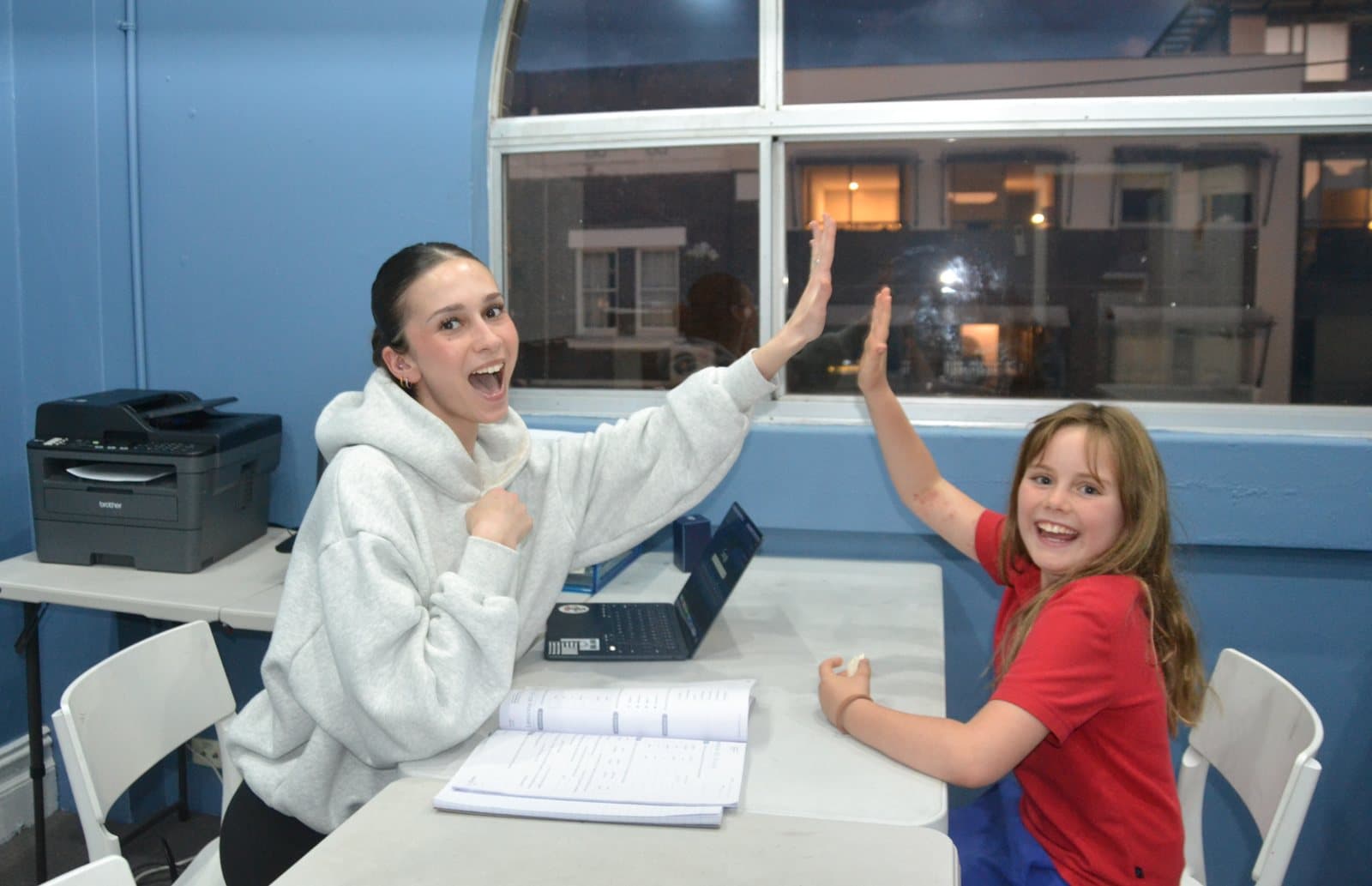 Tutors and Year 3 students at a First Education centre
