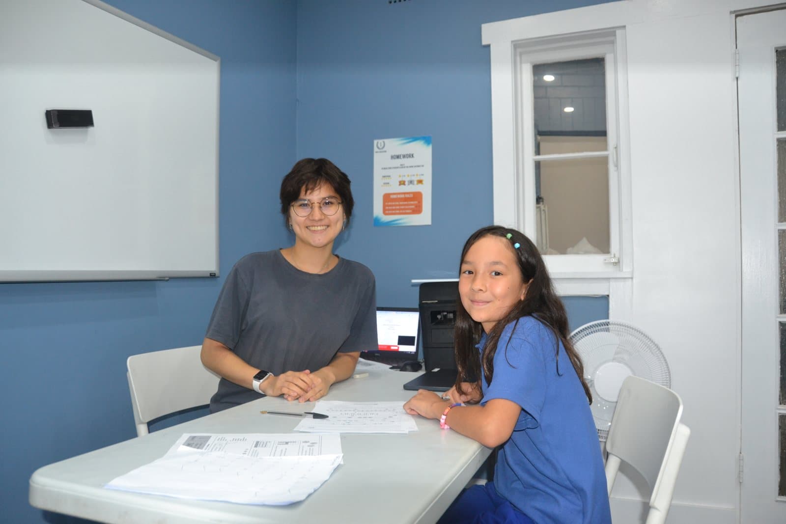 Tutors and Year 5 students at a First Education centre