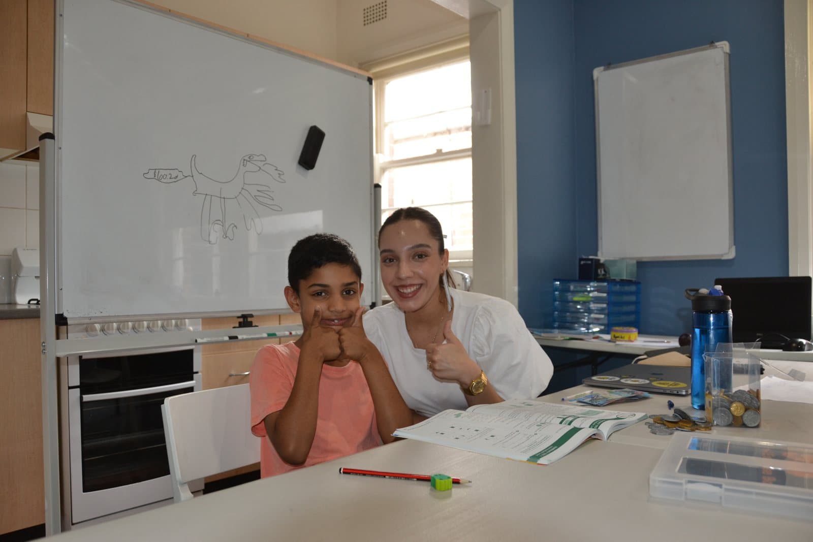Tutors and Year 5 students at a First Education centre