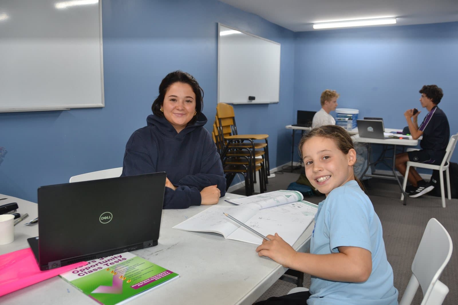 Tutors and Year 5 students at a First Education centre