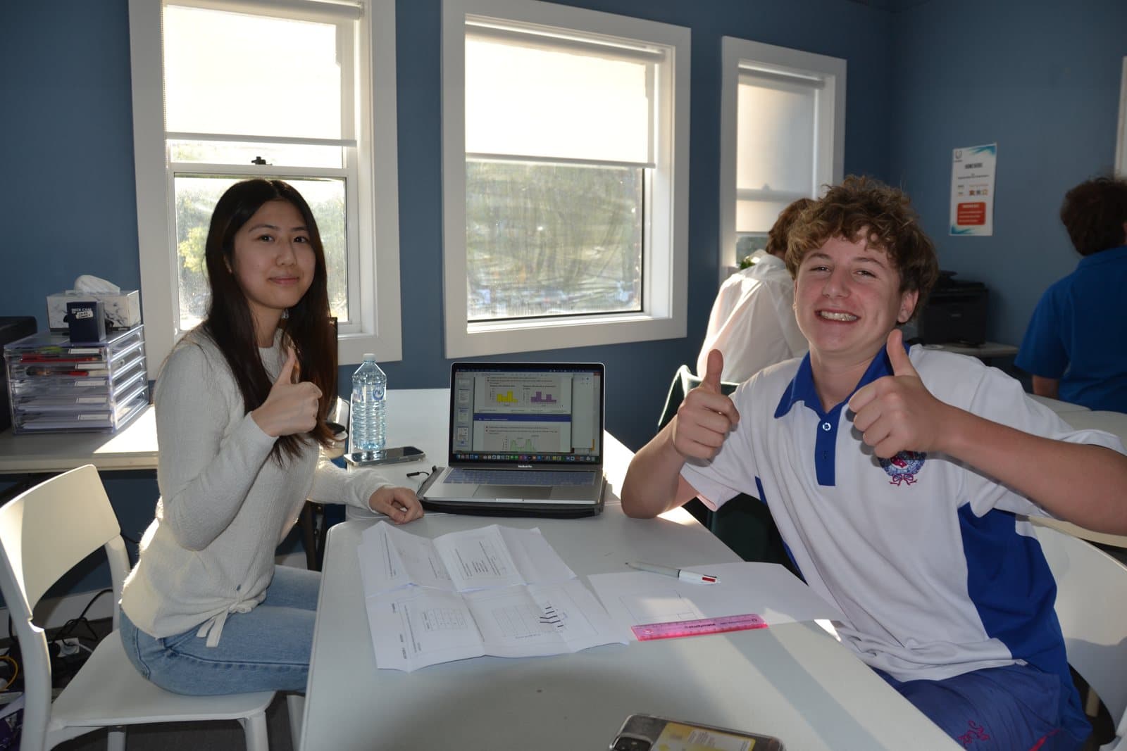 Tutors and Year 7 students at a First Education centre