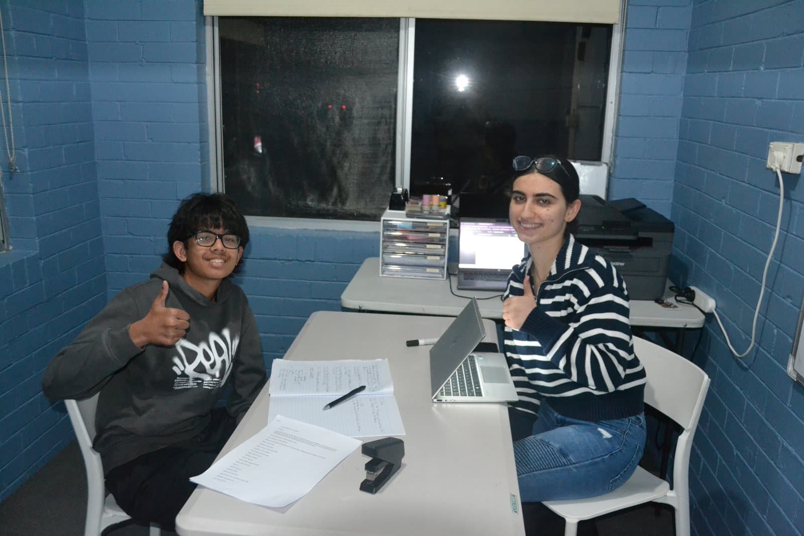 Tutors and Year 7 students at a First Education centre