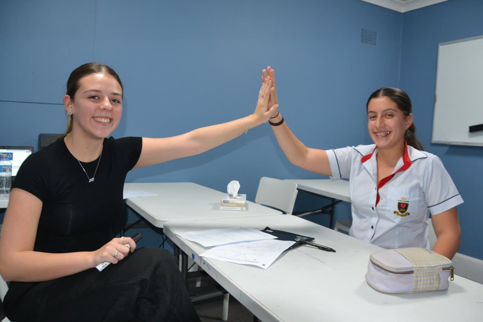 Tutors and Year 7 students at a First Education centre