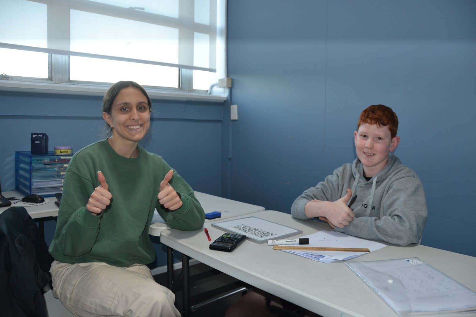 Tutors and Year 7 students at a First Education centre