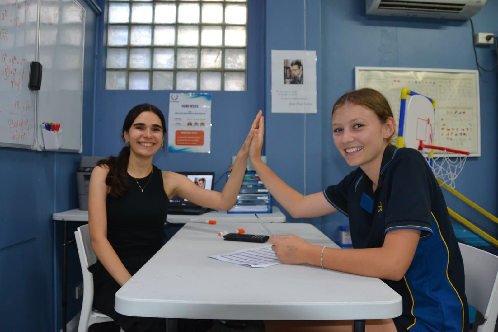 Tutors and Year 7 students at a First Education centre