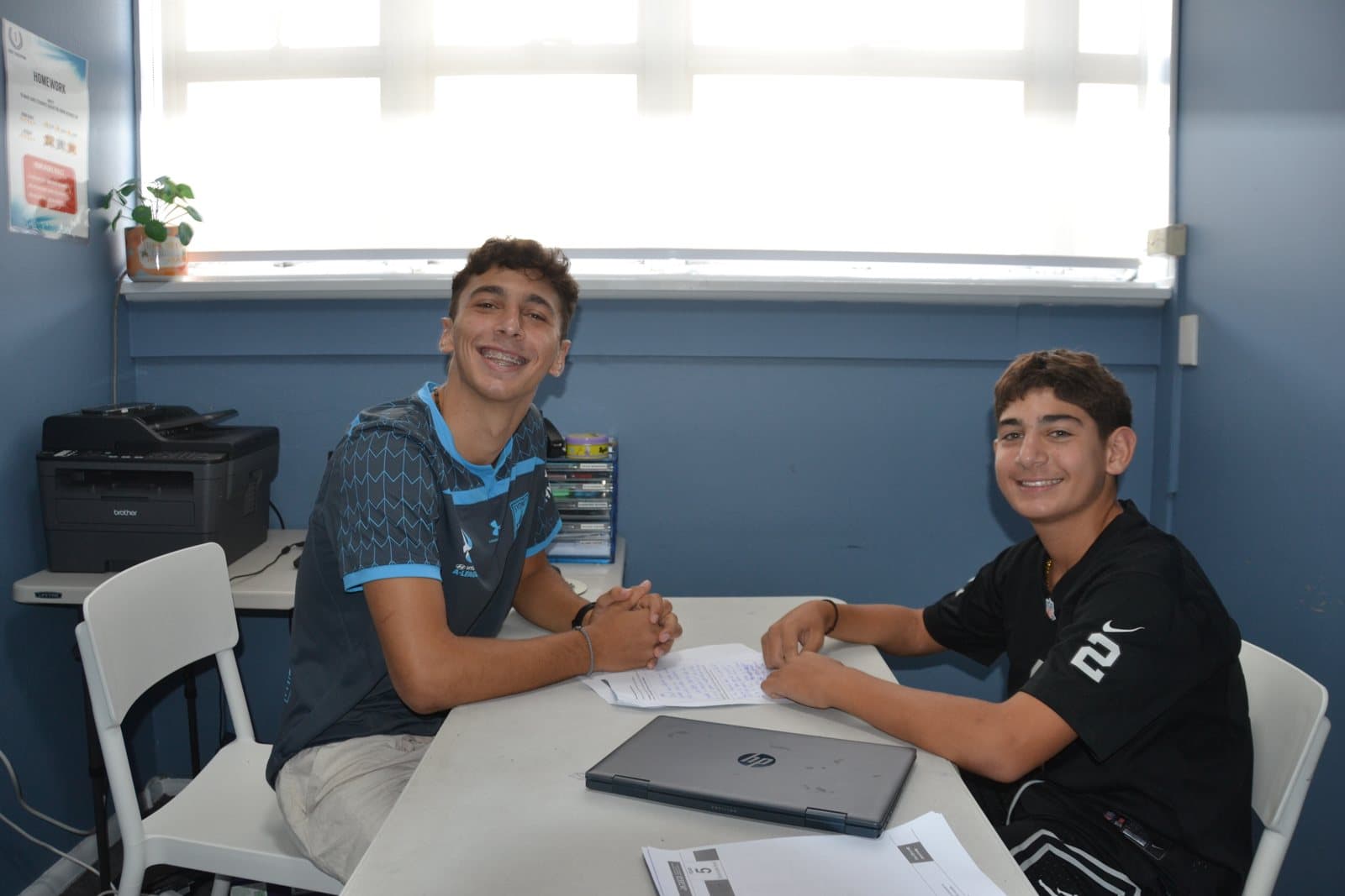 Tutors and Year 8 students at a First Education centre